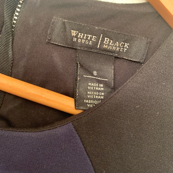 White House Black Market Color Block Dress (131) - Picture 3 of 12